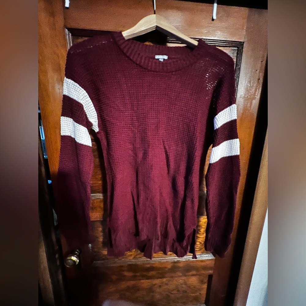 Charlotte Russe Maroon Knit Sweater